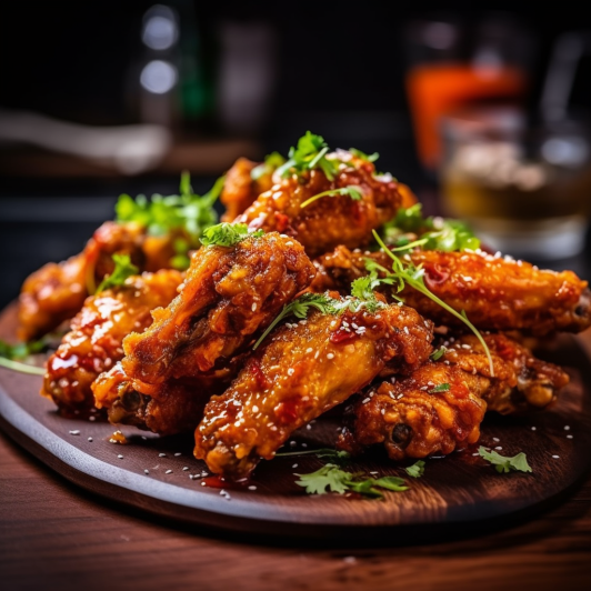George1113_Super_delicious_crispy_chicken_wings_dish_served_on__2fb7fe36-d486-42af-9e3f-a83aa877ced1